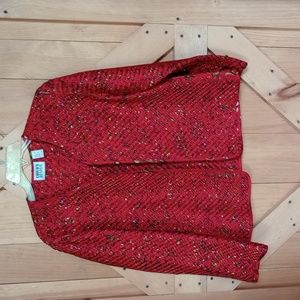 Women's red silk Chico blazer